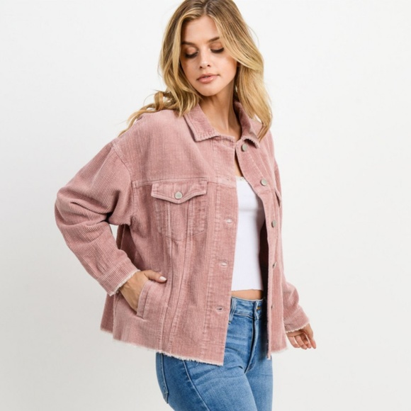 Mauve Corduroy Jacket - Picture 1 of 6